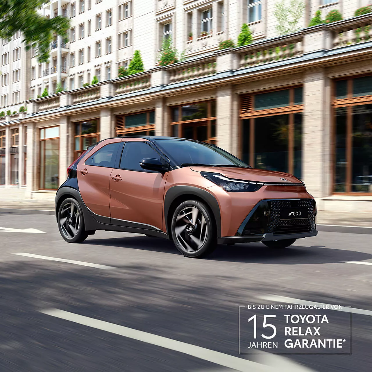 Toyota Aygo X Hybrid bronze