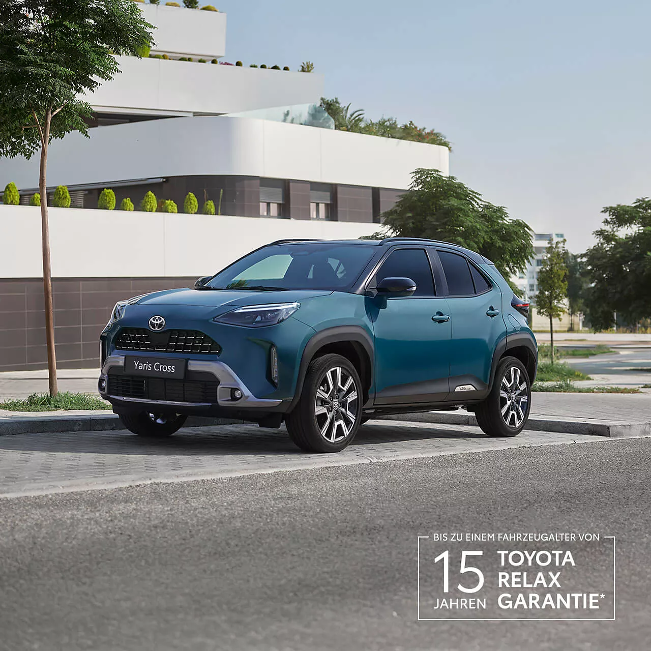 Toyota Yaris Cross Hybrid blau