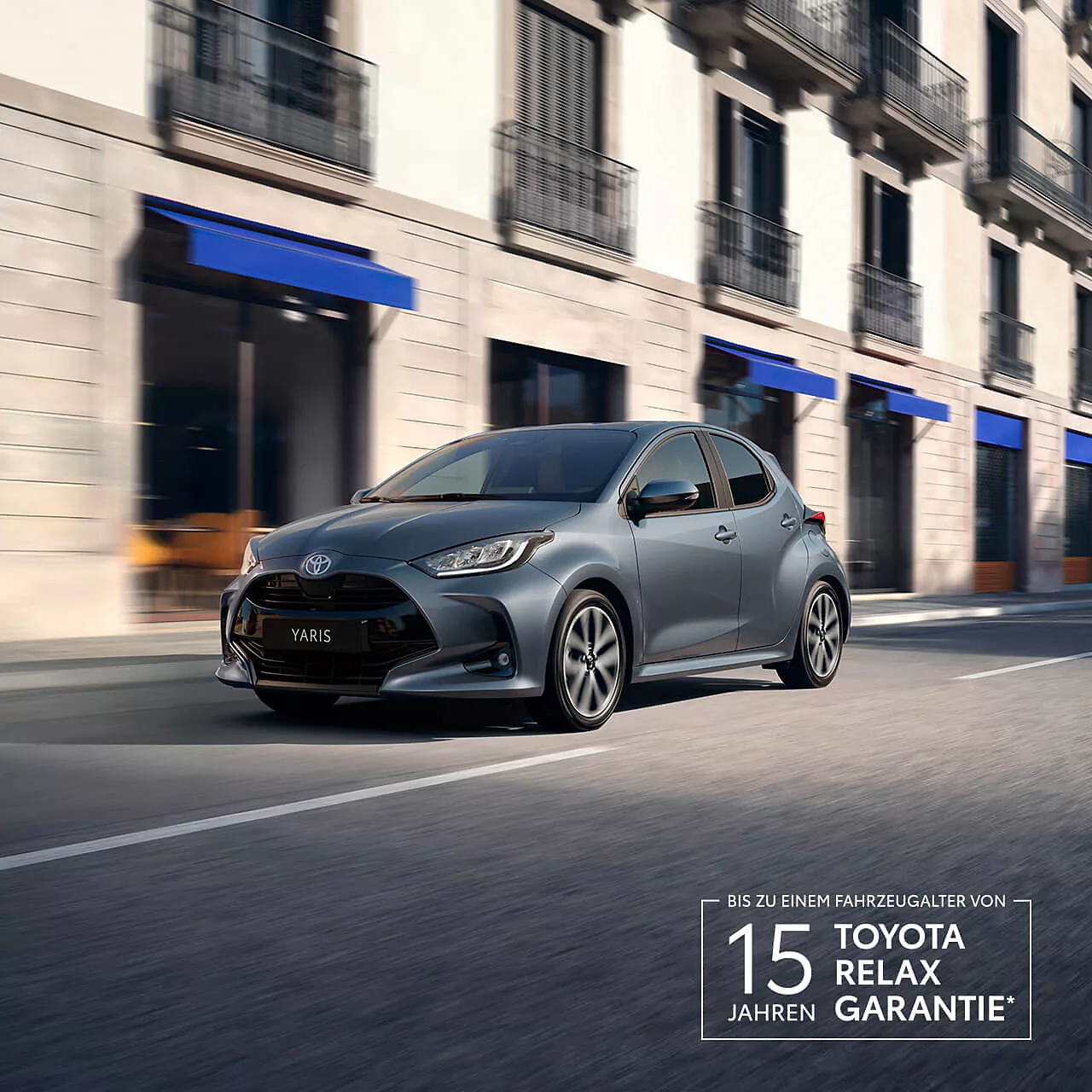 Toyota Yaris Hybrid grau