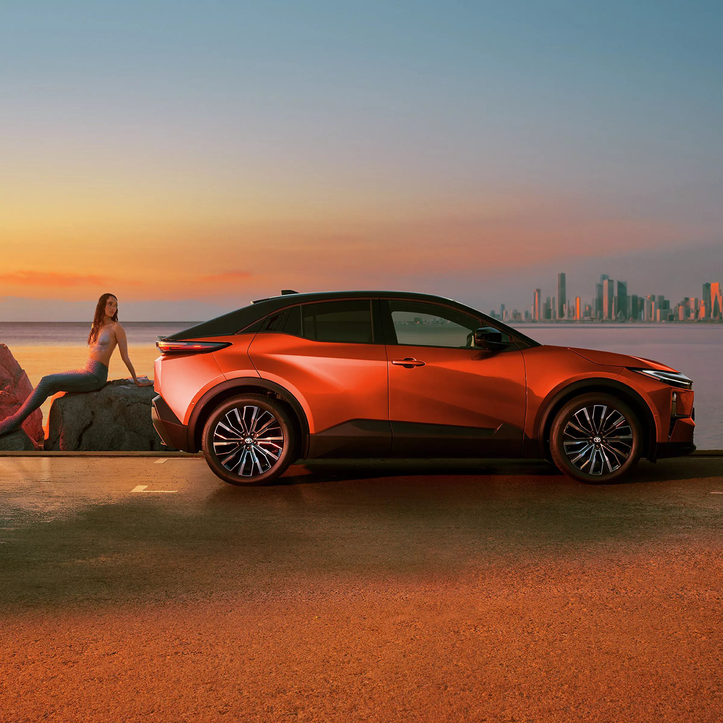 Der neue elektrische  Toyota C-HR+