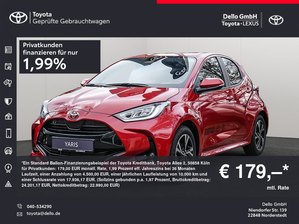 TOYOTA Yaris Hybrid 1.5 VVT-iE Teamplayer