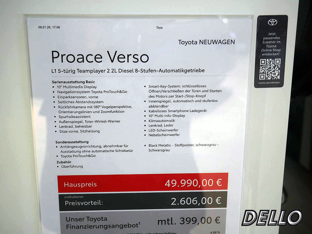 Fahrzeugansicht TOYOTA Proace Verso 2.0 D-4D Teamplayer - Bild 23