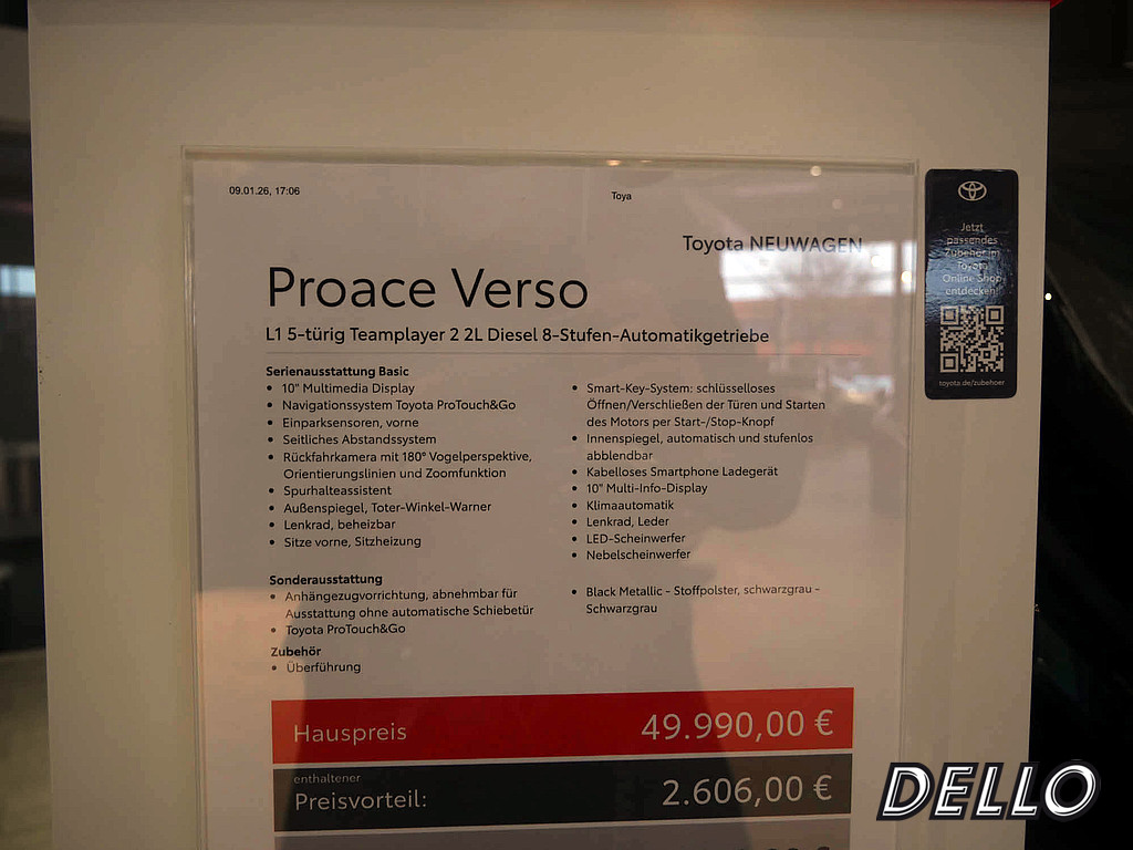 Fahrzeugansicht TOYOTA Proace Verso 2.0 D-4D Teamplayer - Bild 27